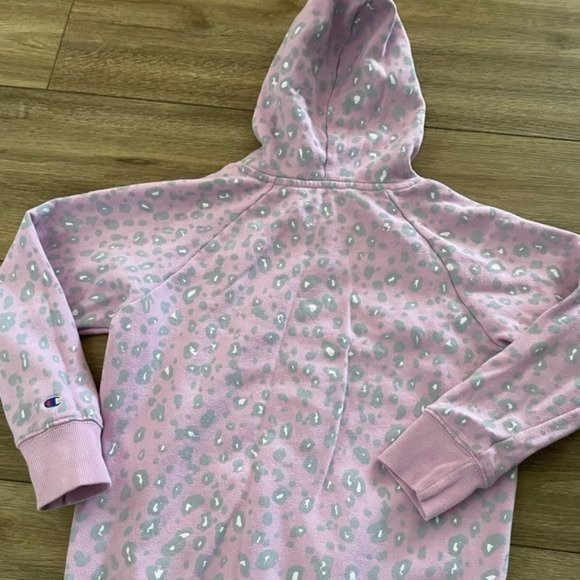 Champion Girls Large Leopard Print Athletic Hoodie - Picture 10 of 16